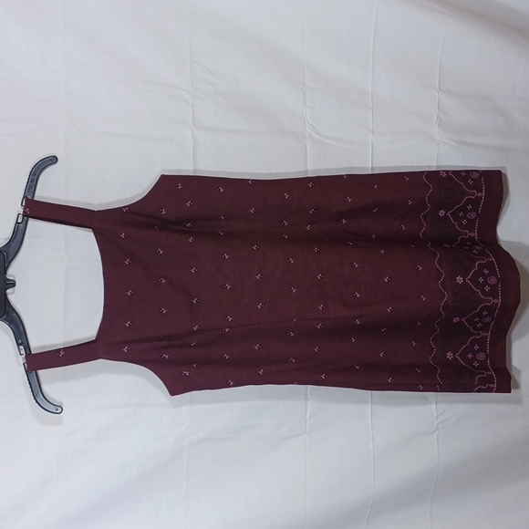 City Triangles Womens Business Work Suit Dress with Jacket Maroon Size 9 / 10 - Picture 4 of 8